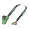 Kabel pro snímače a ovladače, A: Vnitřní, A: M8, Pravoúhlý 8, B: Bez koncovky, 300V ac 8, IP65, IP67, IP68, řada: SAC-8P Kabel pro snímače a ovladače, A: Vnitřní, A: M8, Pravoúhlý 8, B: Bez koncovky, 300V ac 8, IP65, IP67, IP68, řada: SAC-8P
