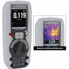 VOLTCRAFT WBM-460 multimetr s termokamerou -20 do +260 °C 80 x 80 Pixel 50 Hz