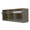 Výklopná zásuvková jednotka 3 Béžová, Průhledné Polypropylen Průhledné zásuvky 242 mm x 600mm x 210 mm RS PRO Výklopná zásuvková jednotka 3 Béžová, Průhledné Polypropylen Průhledné zásuvky 242 mm x 600mm x 210 mm RS PRO