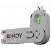 LINDY Klíč k portu USB-A Lindy USB Type A Port Blocker Key - USB-Portblocker zelená zámek s klíčem vč. 1 klíče 40621