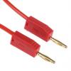 Staubli Zkušební kabel s konektorem, Červená 10A, délka kabelů: 300 mm, 30 V ac, 60V dc, Polyvinylchlorid Staubli Zkušební kabel s konektorem, Červená 10A, délka kabelů: 300 mm, 30 V ac, 60V dc, Polyvinylchlorid