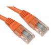 RS PRO Cat5e Ethernetové kabely, Oranžová, Polyvinylchlorid, A: RJ45, 300V 250 mm Vnější, B: RJ45 Vnější, typ pláště: