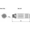 Siemens Ethernetový konektor, řada: SCALANCE W Vnější Cat6a, počet cest: 8, Rovný, Kabel, počet portů: 8portový