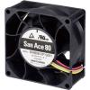 Sanyo Denki Axiální ventilátor, řada: San Ace, průtok vzduchu: 141.3 cfm 57.6 W 12V dc 4.8 A 80 mm 80mm 38 mm Sanyo Denki Axiální ventilátor, řada: San Ace, průtok vzduchu: 141.3 cfm 57.6 W 12V dc 4.8 A 80 mm 80mm 38 mm