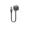 Kabel, A: Vnější, A: M12, Rovný 3, B: Konektor ventilu, B: Vnitřní, 24V 4, IP65, IP67, IP69K, řada: RST Lumberg