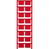 Weidmüller 1906110000 SM 27/18 NEUTRAL ROT značení přístrojů Druh montáže: nalepení Potisknutelná plocha: 18 x 27 mm červená Počet markerů: 80 80 ks