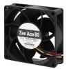 Sanyo Denki Axiální ventilátor, řada: 9GA, průtok vzduchu: 146.9 m³/h 10.1 W 24V dc 420 mA IP68 80 mm 80mm 32 mm Sanyo Denki Axiální ventilátor, řada: 9GA, průtok vzduchu: 146.9 m³/h 10.1 W 24V dc 420 mA IP68 80 mm 80mm 32 mm