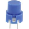 TRU COMPONENTS TC-D6BL, TC-D6BL impulzní tlačítko, 11.4 mm, 35 V/DC, 0.01 A, 1 ks