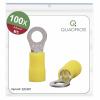 Quadrios 22C457 kulaté kabelové oko Průřez (max.)=6.0 mm² Ø otvoru=5.3 mm částečná izolace žlutá 1 sada Quadrios 22C457 kulaté kabelové oko Průřez (max.)=6.0 mm² Ø otvoru=5.3 mm částečná izolace žlutá 1 sada