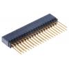 Patice PCB, řada: ESQ, orientace těla: Svislé, rozteč: 2.54 mm Deska-deska, počet kontaktů: 40, počet řad: 2, Průchozí Patice PCB, řada: ESQ, orientace těla: Svislé, rozteč: 2.54 mm Deska-deska, počet kontaktů: 40, počet řad: 2, Průchozí