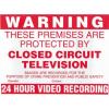 Značka CCTV, Červená, Polyvinylchlorid, Angličtina Warning Closed Circuit Television, výška: 400 mm, šířka: 600mm Sure24 Značka CCTV, Červená, Polyvinylchlorid, Angličtina Warning Closed Circuit Television, výška: 400 mm, šířka: 600mm Sure24