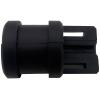 TRU COMPONENTS TC-KDT/Z 07 kabelová průchodka s drážkami 8 mm, Termoplastický kaučuk, černá, 1 ks