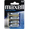 Baterie MAXELL alkalická AA/LR06, 1,5 V, balení 4 ks