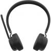 Lenovo Wireless VoIP Headset otevřená (On Ear) Bluetooth® stereo černá Redukce šumu mikrofonu headset, Vypnutí zvuku mikrofonu, regulace hlasitosti Počítače