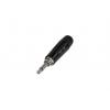Re-An Products Konektor jack, Volné zavěšení, Konektor TRS Vnější, 3.5 mm 2 barva Stříbrná, Černá, orientace těla: Re-An Products Konektor jack, Volné zavěšení, Konektor TRS Vnější, 3.5 mm 2 barva Stříbrná, Černá, orientace těla: