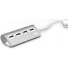 PORT Designs 900120 USB Hub 4 porty USB-A USB 2.0 480 MBit/s šedá, bílá 900120