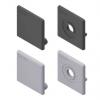 Bosch Rexroth Koncová krytka Krytka s otvorem, Polypropylen barva Šedá, pasuje do profilu: 50 x 50 mm Bosch Rexroth Koncová krytka Krytka s otvorem, Polypropylen barva Šedá, pasuje do profilu: 50 x 50 mm