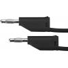 Schützinger MFK 15 / 1 / 100 / SW měřicí kabel zástrčka 4 mm zástrčka 4 mm černá 1 ks Schützinger MFK 15 / 1 / 100 / SW měřicí kabel zástrčka 4 mm zástrčka 4 mm černá 1 ks