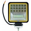 Pracovní světlo LED 10-30V, 125x115x38mm, 42LED, oranžový rámeček Pracovní světlo LED 10-30V, 125x115x38mm, 42LED, oranžový rámeček