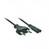 Napájecí kabel Solight 2-pin, 230 V / 2,5 A, 1,8 m, černý