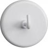 Maul magnet (Ø x v) 47 mm x 36 mm kulatý, s hákem bílá 5 ks 6159002