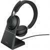 Sluchátka na uši Evolve2 65 Stereo 26599-999-889 Jabra, Černá Na uchu Sluchátka na uši Evolve2 65 Stereo 26599-999-889 Jabra, Černá Na uchu