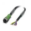 Kabel ovladače snímače, A: Vnitřní, A: Rovný 8, B: Bez koncovky, 30V, IP65, IP67, IP68, řada: SAC-8P Phoenix Contact 5 m Kabel ovladače snímače, A: Vnitřní, A: Rovný 8, B: Bez koncovky, 30V, IP65, IP67, IP68, řada: SAC-8P Phoenix Contact 5 m