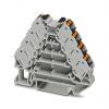 Phoenix Contact Svorkovnice pro montáž na lištu DIN 3270125, řada: PTRV 4-PV /BK, 250V Šedá 0.14mm², 2.5 mm² 4 Zásuvný Phoenix Contact Svorkovnice pro montáž na lištu DIN 3270125, řada: PTRV 4-PV /BK, 250V Šedá 0.14mm², 2.5 mm² 4 Zásuvný