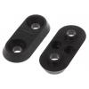 Montážní deska svorek, Černá 16 mm RS PRO Montážní deska svorek, Černá 16 mm RS PRO