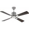 CasaFan ECO NEO III 103 BN-NB/KI WiFi Flügel Nussbaum/Kirsche stropní ventilátor 16 W (Ø x v) 103 cm x 360 mm chrom (kartáčovaný) s dálkovým ovládáním, s