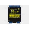 OLED grafický displej WEA128128ALAP3N00000, 128×128, žlutý, 3,3 V