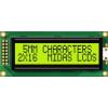 Alfanumerický displej LCD MC21605B6WK-SPTLY-V2, řada: MC Alfanumerické podsvícení LED Žlutá, Zelená Paralelní Midas Alfanumerický displej LCD MC21605B6WK-SPTLY-V2, řada: MC Alfanumerické podsvícení LED Žlutá, Zelená Paralelní Midas