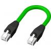 RS PRO Cat5e Ethernetové kabely, Zelená, Termoplastický elastomer, A: RJ45, 60V 10 m Vnitřní, B: RJ45 Vnitřní RS PRO Cat5e Ethernetové kabely, Zelená, Termoplastický elastomer, A: RJ45, 60V 10 m Vnitřní, B: RJ45 Vnitřní