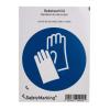 Wolk Povinná značka, Polyvinylchlorid, Modrá, Bílá Hand Protection Samolepicí Wolk Povinná značka, Polyvinylchlorid, Modrá, Bílá Hand Protection Samolepicí