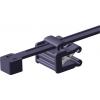 HellermannTyton 156-00011, T50ROSEC22-MC5-BK-D1, stahovací pásky, 4.60 mm, 200 mm, černá, svazkování kabelů bočně vůči montáži, 1 ks