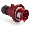 RS PRO Průmyslový napájecí konektor, řada: RS PRO, IP67, Kabel, orientace těla: Rovný barva Červená, 380V, 415 V 16A