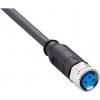 Kabel ovladače snímače, A: Vnitřní, A: M8 3, B: Volný konec, B: Neuzavřený, 60V, IP65, IP66K, IP67, řada: Kabel ovladače snímače, A: Vnitřní, A: M8 3, B: Volný konec, B: Neuzavřený, 60V, IP65, IP66K, IP67, řada: