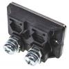 Rezistor pro montáž na rám, řada: BDS100 100 Ω ±10 % BDS 2 A 100 100R 10% 100 W, Plochý, Šroubová Tlustý film TE Rezistor pro montáž na rám, řada: BDS100 100 Ω ±10 % BDS 2 A 100 100R 10% 100 W, Plochý, Šroubová Tlustý film TE