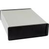 Hammond Electronics 1457T2201 univerzální pouzdro 220 x 165 x 55 hliník transparentní 1 ks