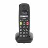 Gigaset E290 DECT/GAP bezdrátový analogový telefon kompatibilní s naslouchadly , handsfree, dětský telefon černá