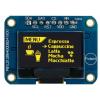 Displej OLED, řada: MDOB128064V1V-YI 0.96 in Žlutá Pasivní matice 128 x 64 pixelů COB Midas I2C