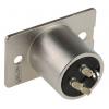 Neutrik Konektor XLR, počet kontaktů: 3, orientace těla: Rovný Vnější, pokovení: Stříbro přes nikl, Panel, 50V, materiál Neutrik Konektor XLR, počet kontaktů: 3, orientace těla: Rovný Vnější, pokovení: Stříbro přes nikl, Panel, 50V, materiál