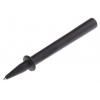Zkušební sonda, 1 kV, Černá S pružinou, 4 mm Staubli 4 mm 1A Zkušební sonda, 1 kV, Černá S pružinou, 4 mm Staubli 4 mm 1A