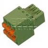 Svorkovnice zásuvka C0940-06A4TE00R, 2×3pól, 320 V / 10 A, 180°