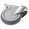 2477PJX125P30CHC10X90 Tente Otočné 100 kg 125 mm, Pryž