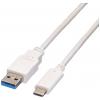 Value USB kabel USB 3.2 Gen1 USB-A zástrčka, USB-C ® zástrčka 0.50 m bílá stíněný 11.99.9010 Value USB kabel USB 3.2 Gen1 USB-A zástrčka, USB-C ® zástrčka 0.50 m bílá stíněný 11.99.9010