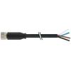 Kabel ovladače snímače, A: Vnitřní, A: Rovný 4, B: Volný konec kabelu, 30V, IP65, řada: 7000 Murrelektronik Limited 2 m