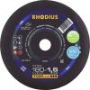 Rhodius XT10 206165 řezný kotouč rovný 125 mm 1 ks nerezová ocel, ocel