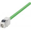 Siemens Zásuvka RJ45 Vnitřní Cat6a, počet cest: 8, Rovný, Lišta DIN, počet portů: 2portový