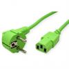 Napájecí kabel 1.8 m, Zelená, A: CEE 7/7, B: IEC C13, 250V ac Roline Napájecí kabel 1.8 m, Zelená, A: CEE 7/7, B: IEC C13, 250V ac Roline